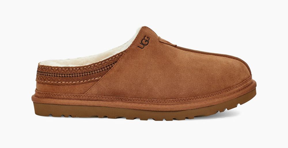 Ugg Slipper Mens - Ugg Neuman Brown - 532ZBJKQF